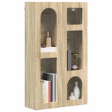 Hanging Cabinet Sonoma Oak 59 x 20 x 100 cm Engineered Wood 891366