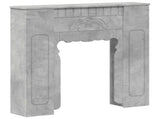 Fireplace Surround Concrete Grey 93 x 20 x 89 cm 8006627