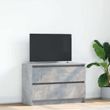 TV Cabinet Concrete Grey 80x35x54 cm Engineered Wood 861790