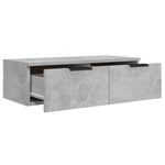 Wall Cabinets 2 pcs Concrete Grey 68x30x20 cm Engineered Wood 3115895