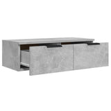 Wall Cabinets 2 pcs Concrete Grey 68x30x20 cm Engineered Wood 3115895