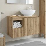 Bathroom Furniture Set 2 pcs Artisan Oak Engineered Wood 3404093