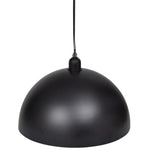 ZNTS Ceiling Lamp 2 pcs Height-adjustable Semi-spherical Black 241113