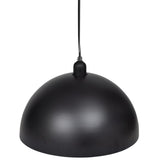 ZNTS Ceiling Lamp 2 pcs Height-adjustable Semi-spherical Black 241113