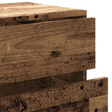 TV Cabinet Old Wood 80x34x35.5 cm Engineered Wood 856010