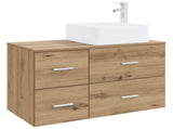 Bathroom Furniture Set 2 pcs Artisan Oak Engineered Wood 3403983