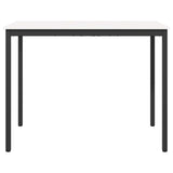 Bar Table White 140 x 80 x 105 cm Solid Pine Wood 892808