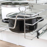 ZNTS HI Telescopic Drawer Basket 50 cm 423937