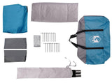 Family Tent with Rainfly Water-resistant 18-Person Blue 42042235