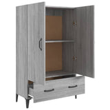 ZNTS Highboard Grey Sonoma 70x31x115 cm Engineered Wood 817475