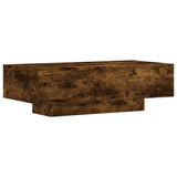 ZNTS Coffee Table Smoked Oak 100x49.5x31 cm Engineered Wood 833893