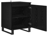 Sideboard Black Oak 40 x 35 x 70 cm Engineered Wood 881689