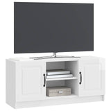 TV Cabinet High Gloss White 102 x 34.5 x 47 cm Engineered Wood 895849