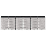 Wheelie Bin Storage for 6 Bins Anthracite 408 x 77.5 x 121.5 cm 3394787