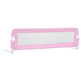 Toddler Safety Bed Rail Pink 120x42 cm Polyester 10170
