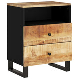 Bedside Cabinet 50x33x62 cm Solid Wood Mango&Engineered Wood 350664