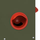 Chicken Feeder 2 pcs Olive Green 60.5 x 29 x 51 cm 879982