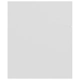 Sink Cabinet with Built-in Basin White Engineered Wood 3070820