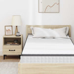 Mattress White and Grey 90 x 200 cm Bonell Spring 4106439