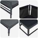 Garden Sofa Set Anthracite Steel 3378991