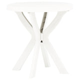 Bistro Table White 70 cm Plastic 48796