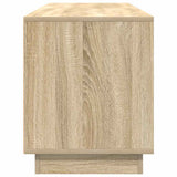 TV Cabinet with LED Lights Sonoma Oak 160,5x41x50 cm 3328428