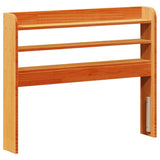 Bed Frame without Mattress Wax Brown 75x190 cm Small Single Solid Wood Pine 3307031