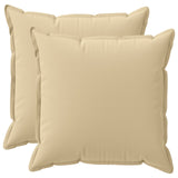 Throw Pillow 2 pcs HOUTEN Beige 70 x 70 cm Polyester 936485