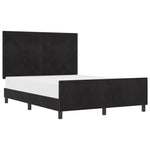 ZNTS Black Velvet Bed Frame 160x200 cm 3344953