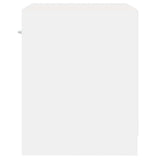 242547 Nightstand 2 pcs with Drawer White