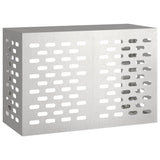 Air Conditioner Cover Silver 90 x 40 x 60 cm Stainless steel 865894