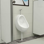 Wall Hung Urinal with Flush Valve Ceramic White 143990