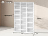CD Storage Unit with Adjustable Shelves, 102 x 195 cm, Marble Effect T3398P378025
