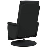 Swivel Massage Recliner Chair Black 71 x 90 x 105 cm 42018591