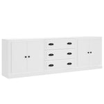 Sideboards 3 pcs White Engineered Wood 3185215
