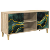 TV Cabinet WIJHE 102 x 33 x 50 cm Sonoma Engineered Wood 8007034