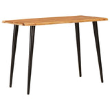 Dining Tables Brown and Black 110 x 55 x 78 cm Solid Mango Wood 4104611