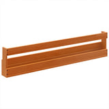 Wall-mounted Shoe Racks 2 pcs Wax Brown 110x8.5x23.5 cm Solid Wood Pine 844490