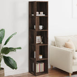 Corner Cabinet Brown Oak 33x33x164.5 cm Engineered Wood 816028