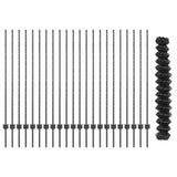 Fence and Post Grey 1.4 x 25 m Steel 3336282