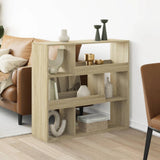 Room Divider Sonoma Oak 100x33x94.5 cm Engineered Wood 3309476