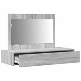 Dressing Table Grey 100 x 40 x 70 cm Engineered Wood 865213