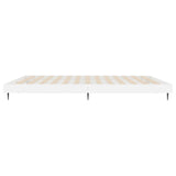Bed Frame without Mattress High Gloss White 120x200 cm 832255