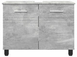 Bathroom Vanity Unit Concrete Grey 60 x 35 x 60 cm 889408