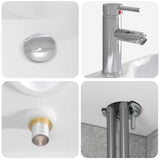 Bathroom Furniture Set 2 pcs Concrete Grey Engineered Wood 3404057