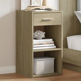 Bedside Cabinets 2 pcs Sonoma Oak 35x34x65 cm Engineered Wood 840581