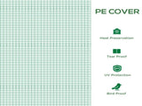 6 x 3 x 2m Replacement Cover ONLY Winter Garden Plant PE Cover for Tunnel Walk-in T3398P310892