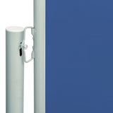 Patio Retractable Side Awning 180x600 cm Blue 317966