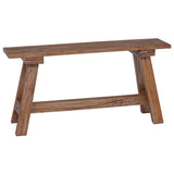 Bench Natural 92 x 23.5 x 45.5 cm Solid Mahogany wood 42012395