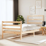 Bed Frame without Mattress Solid Wood Pine 90x190 cm Single Single 3104971